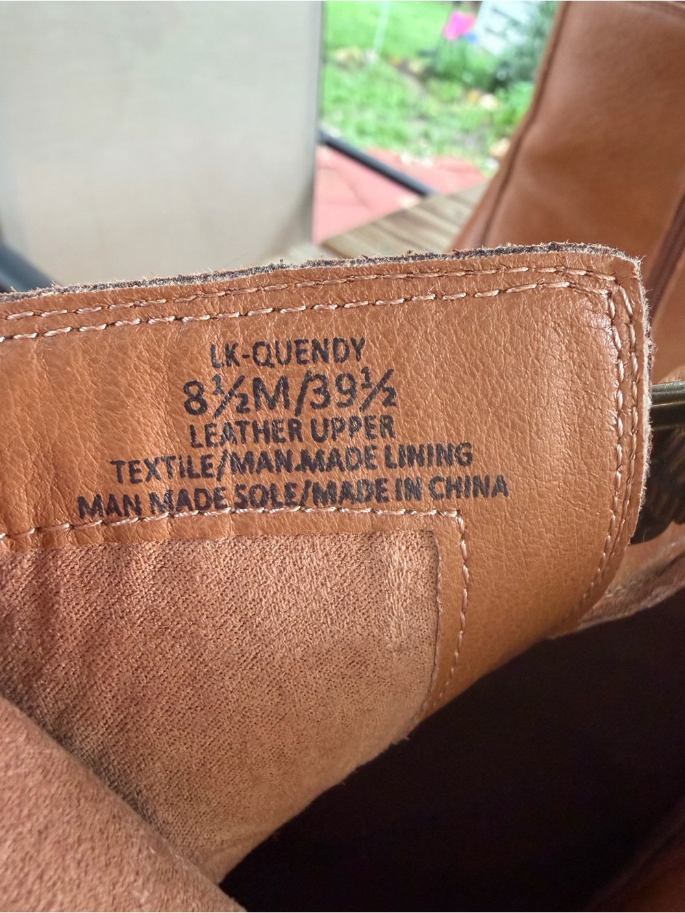 Lucky Brand Leather Ankle Boots in Cognac - Picture 6 of 8